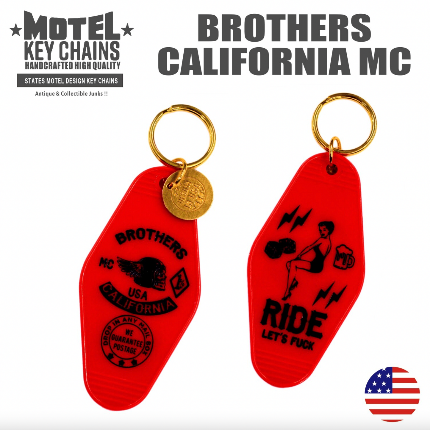 ROCKWOOD - Motel Room Key Chains