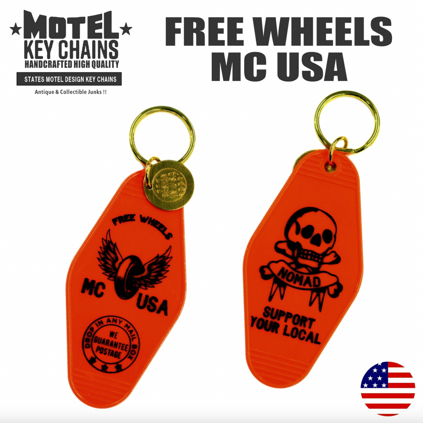 ROCKWOOD - Motel Room Key Chains