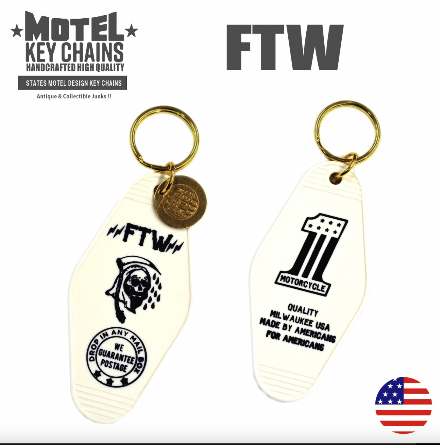 ROCKWOOD - Motel Room Key Chains