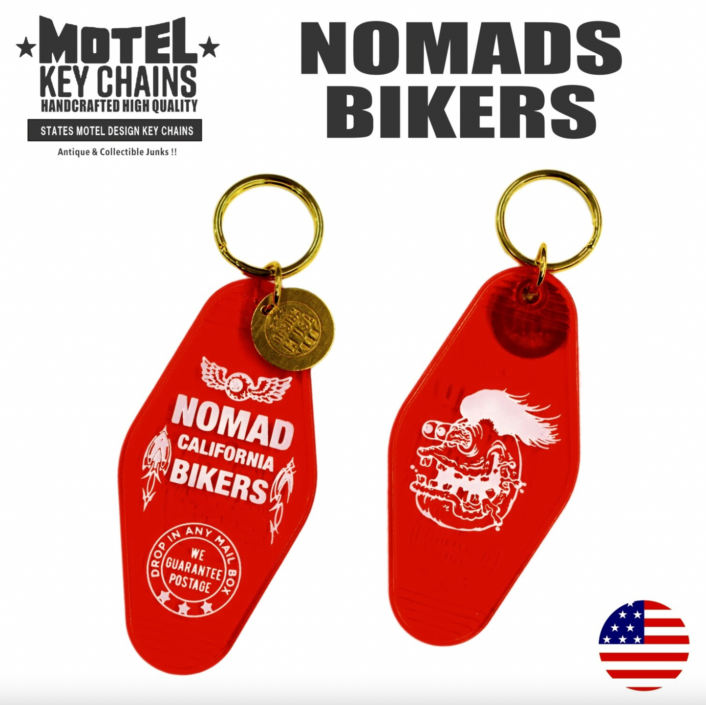 ROCKWOOD - Motel Room Key Chains
