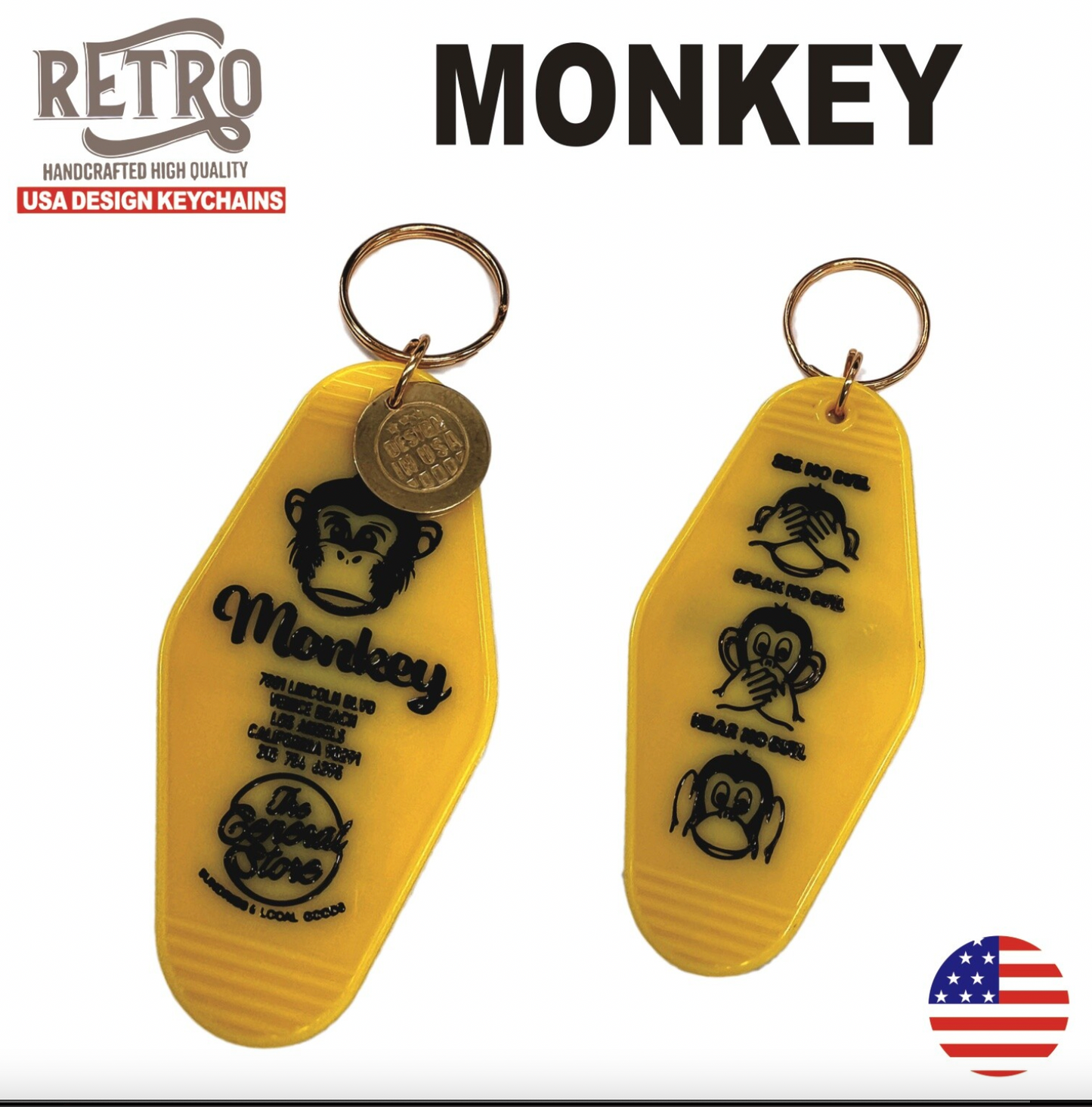 ROCKWOOD - Motel Room Key Chains
