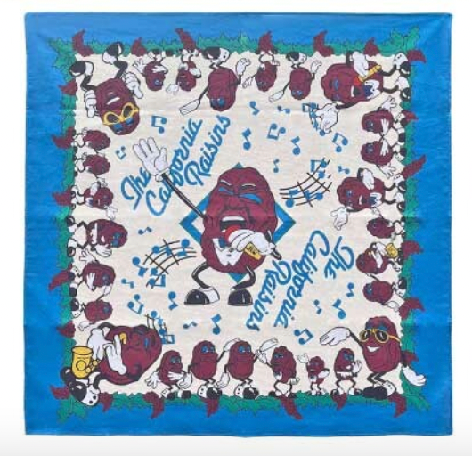 日本直送 綿質 Raisins 頭巾領巾 BANDANA