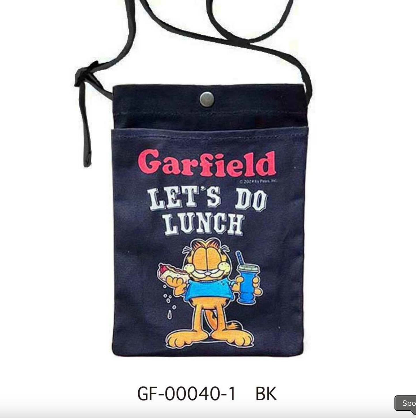 Garfield 加菲貓 美式復古廣告斜孭袋