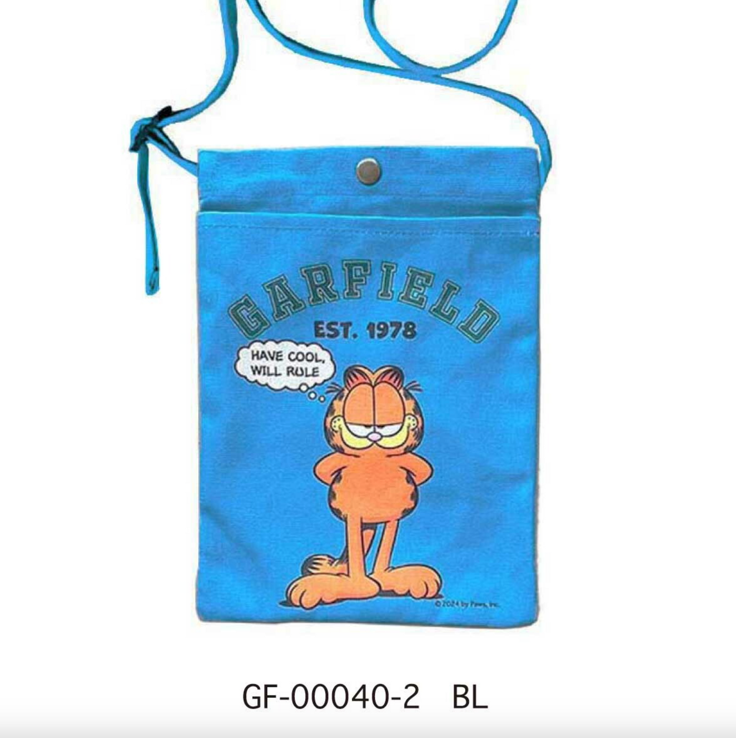 Garfield 加菲貓 美式復古廣告斜孭袋