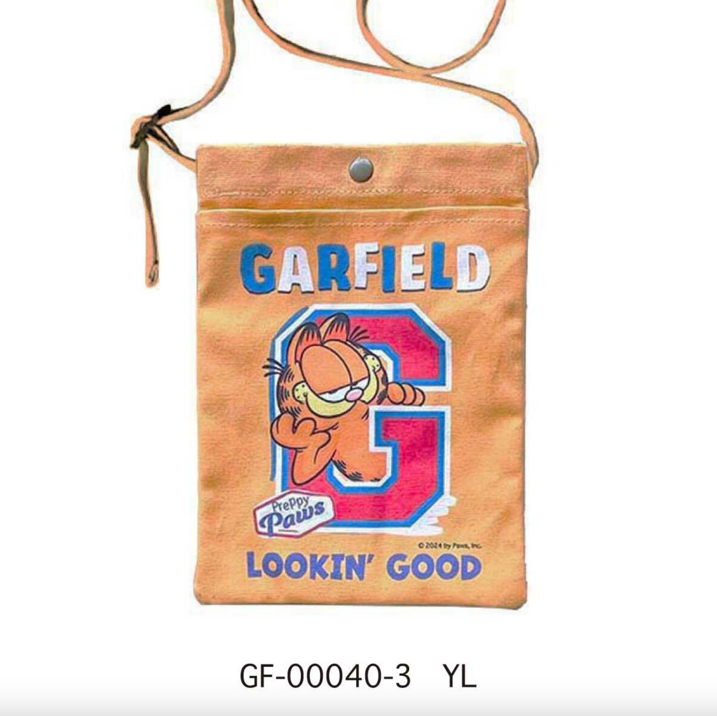 Garfield 加菲貓 美式復古廣告斜孭袋