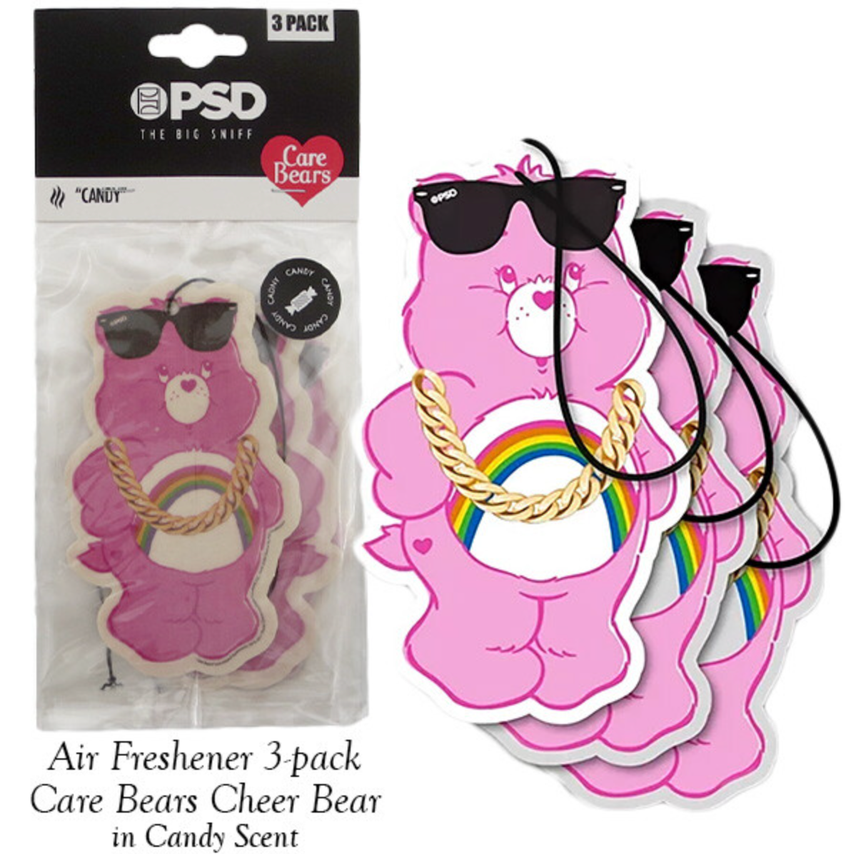 Care Bear Air Freshener 3pcs