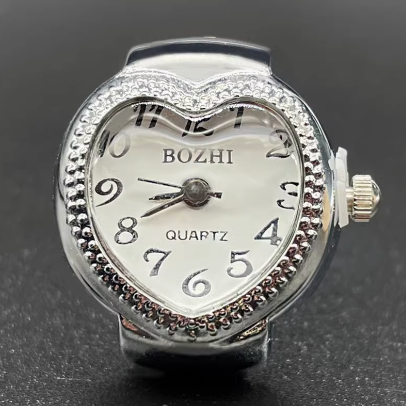 Retro Ring watch- HEART SHAPE