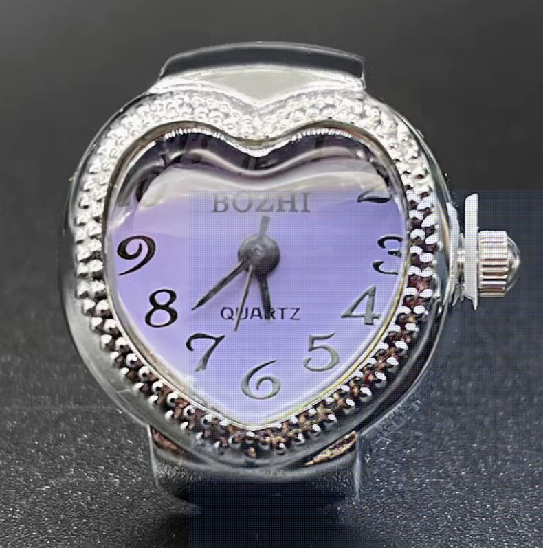Retro Ring watch- HEART SHAPE
