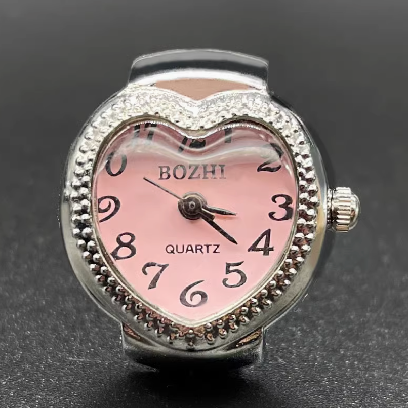 Retro Ring watch- HEART SHAPE