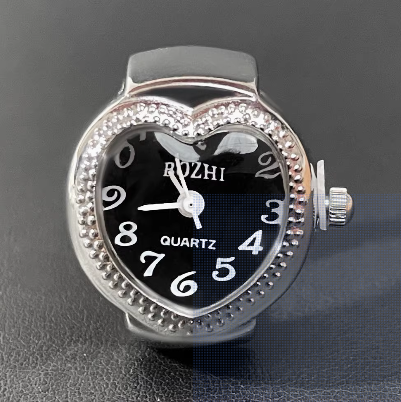 Retro Ring watch- HEART SHAPE