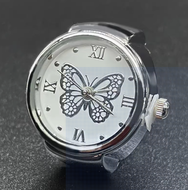 Retro Ring watch- Butterfly