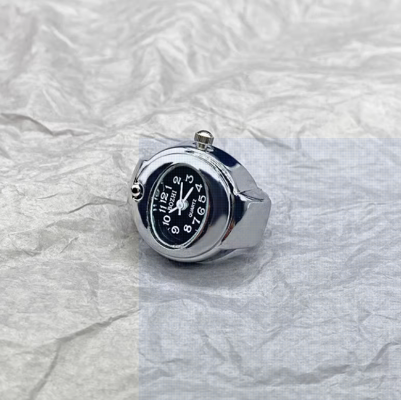 Retro Ring watch- Oval shape