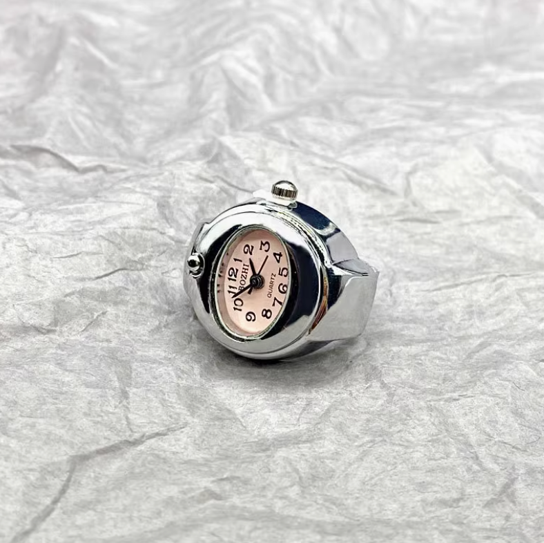 Retro Ring watch- Oval shape