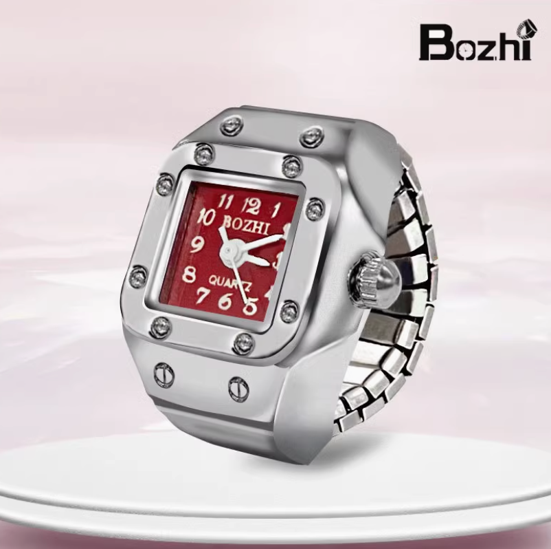 Retro Ring watch- Small square