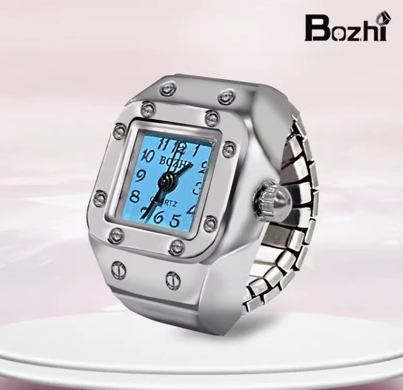 Retro Ring watch- Small square