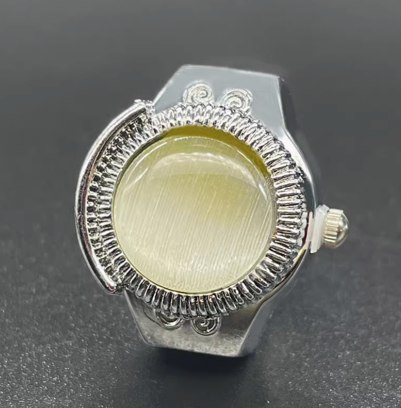 Retro Ring watch- Cat's eye stone
