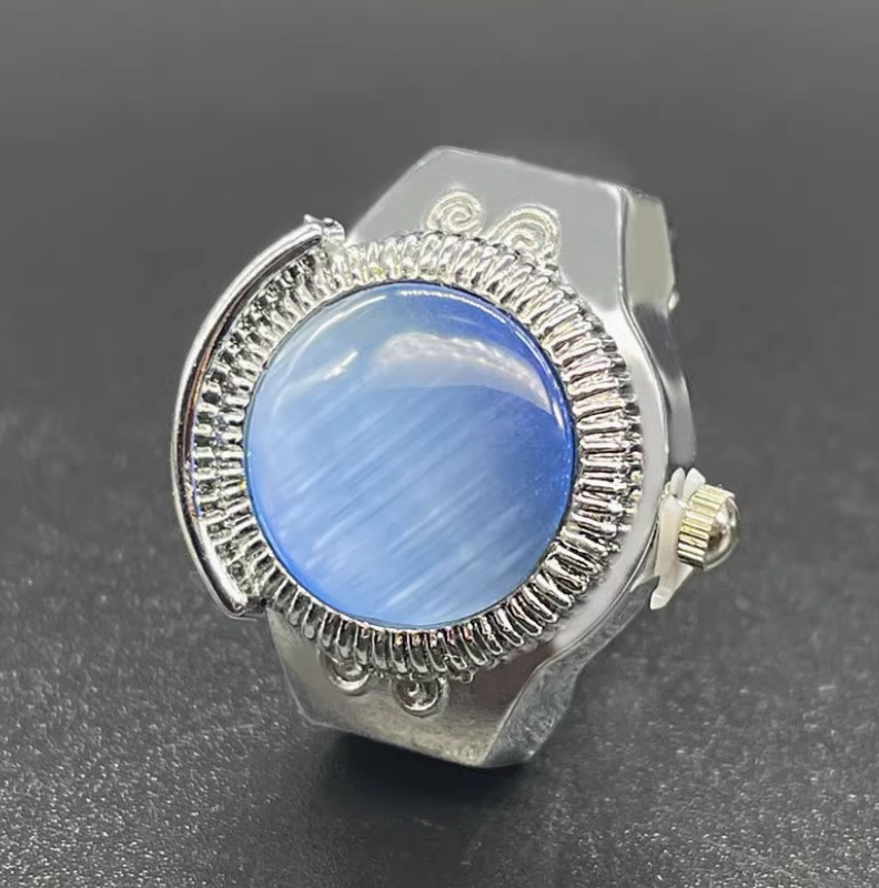 Retro Ring watch- Cat's eye stone
