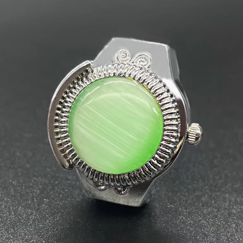 Retro Ring watch- Cat's eye stone