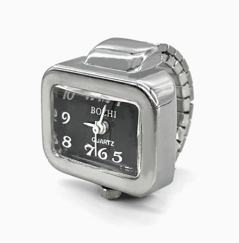 Retro Ring watch- Rectangle