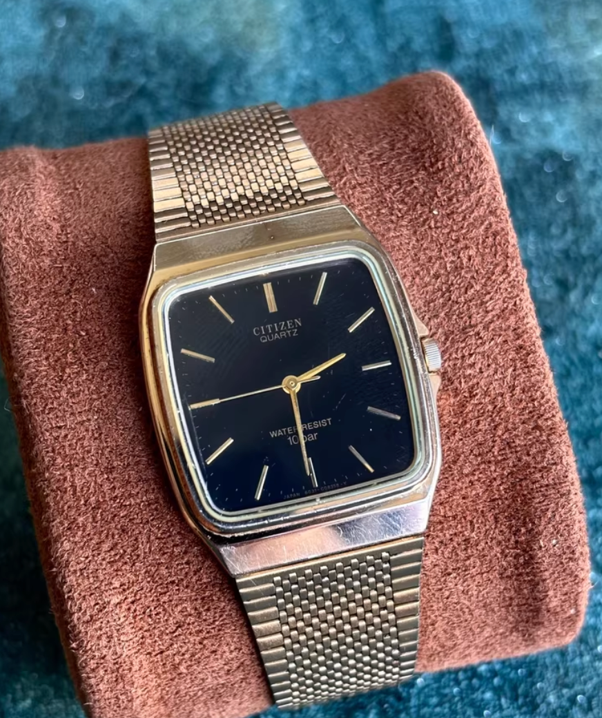 (預售) Citizen Black Face gold tone T4-G02646 watch