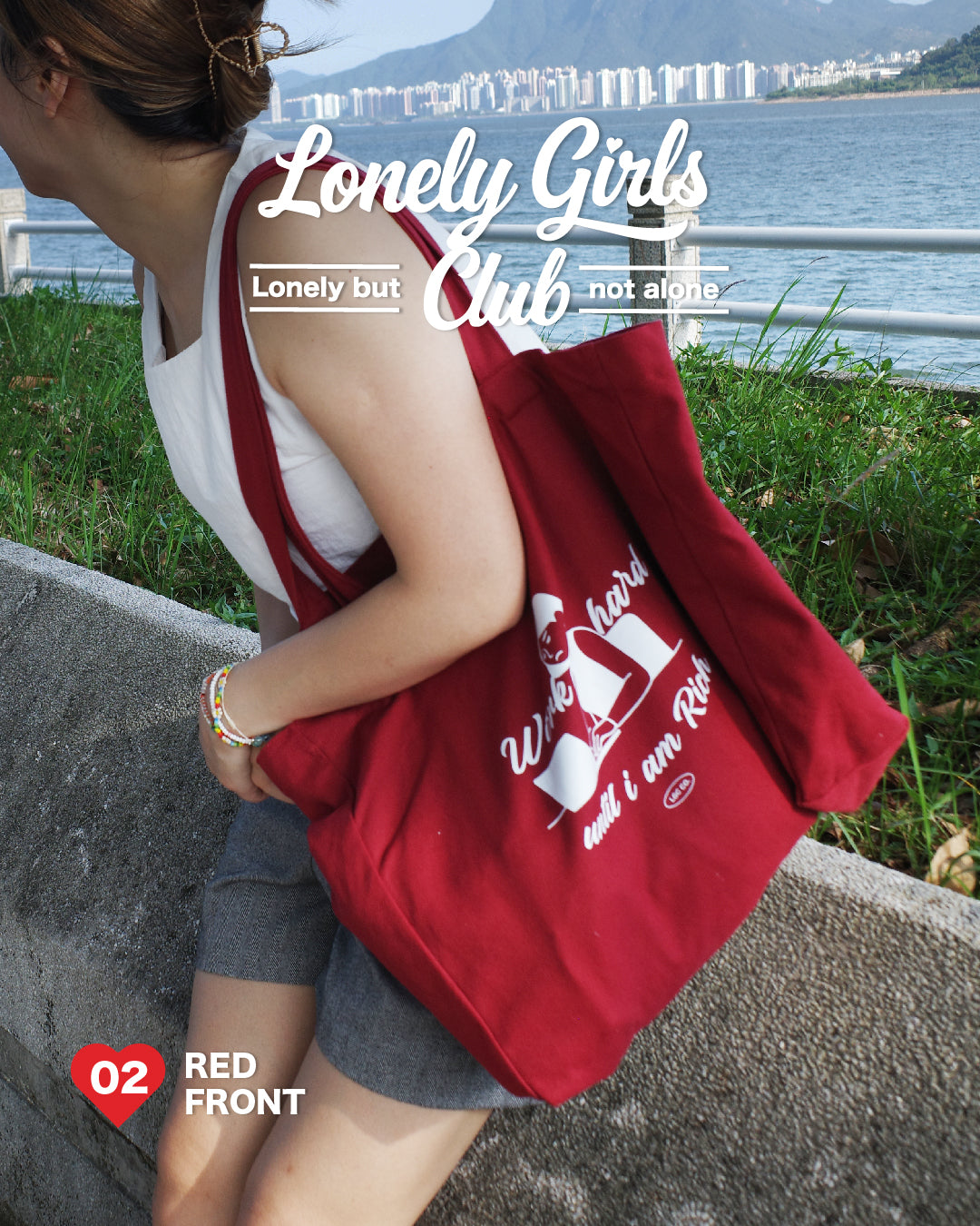 Lonely Girls - Big Tote Bag (double slide)