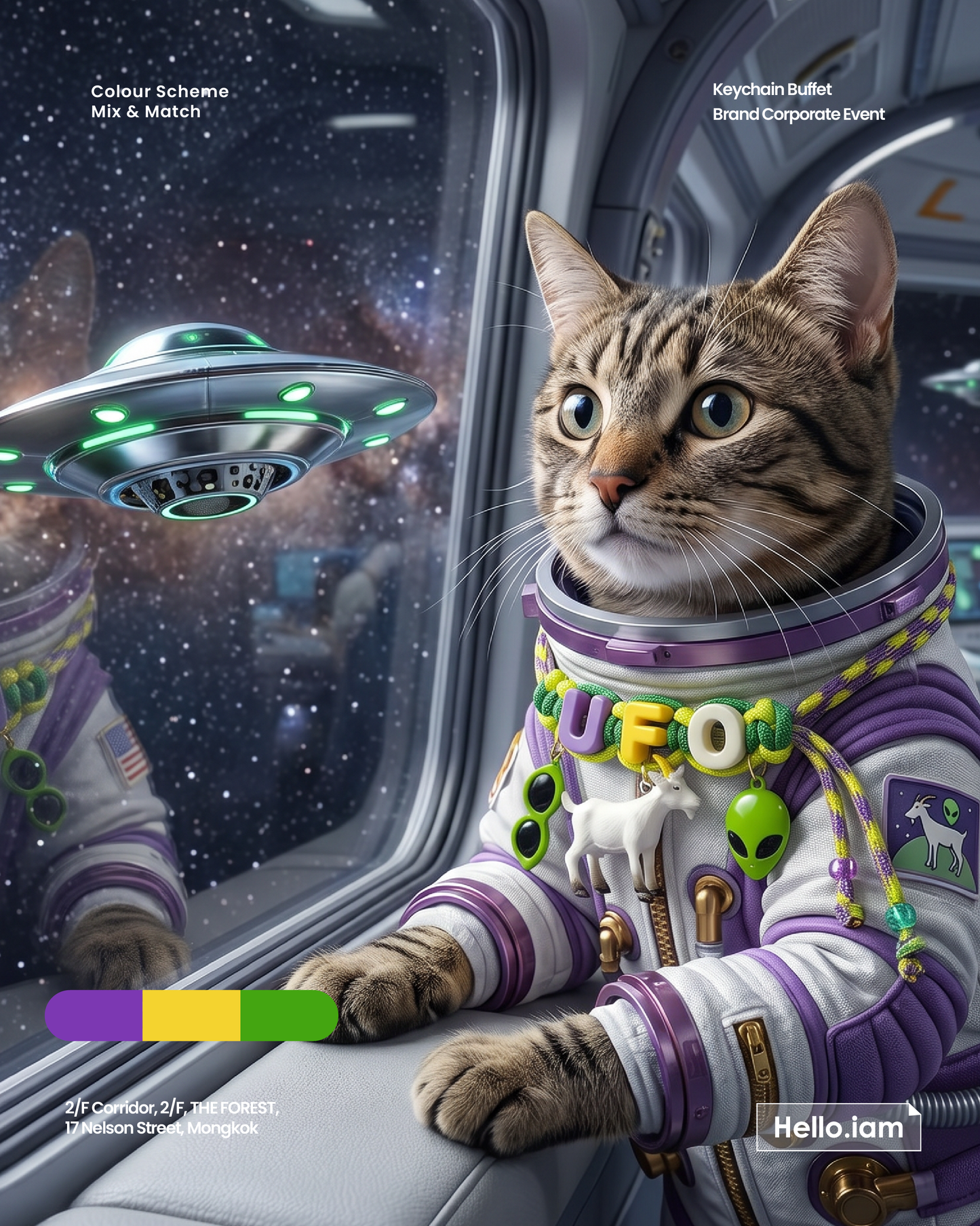 Pet Necklace - UFO