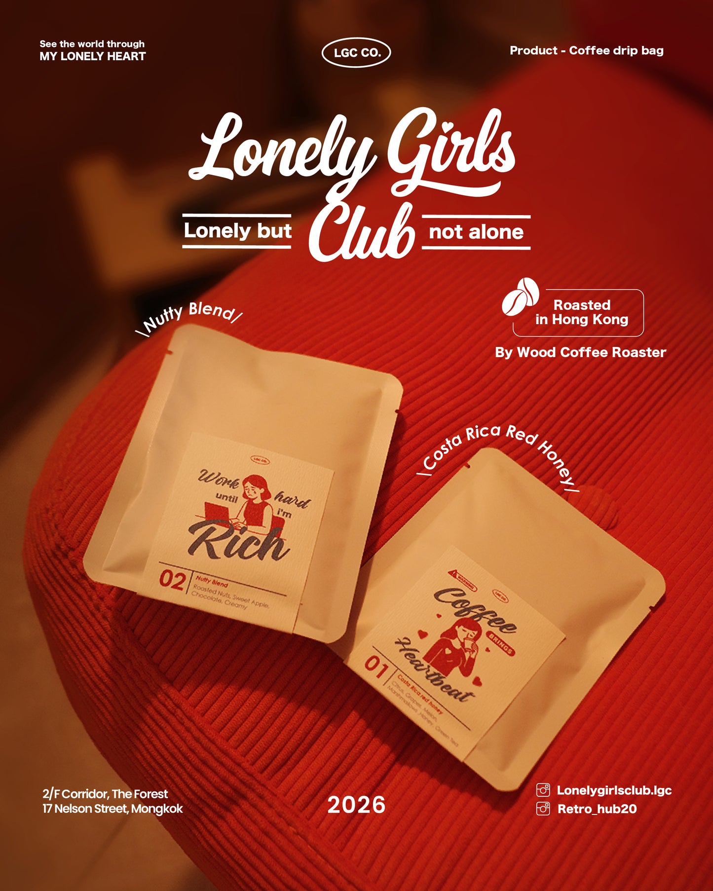 Coffee drip bag - Lonely Girls Club