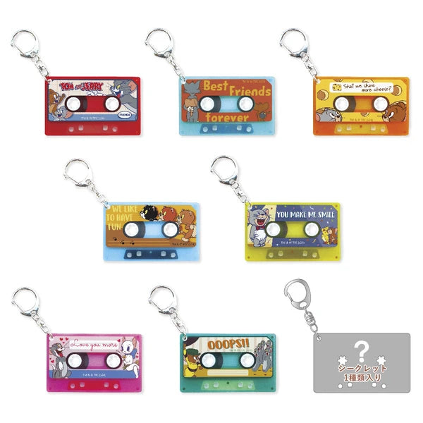 Tom & Jerry cassette keychain