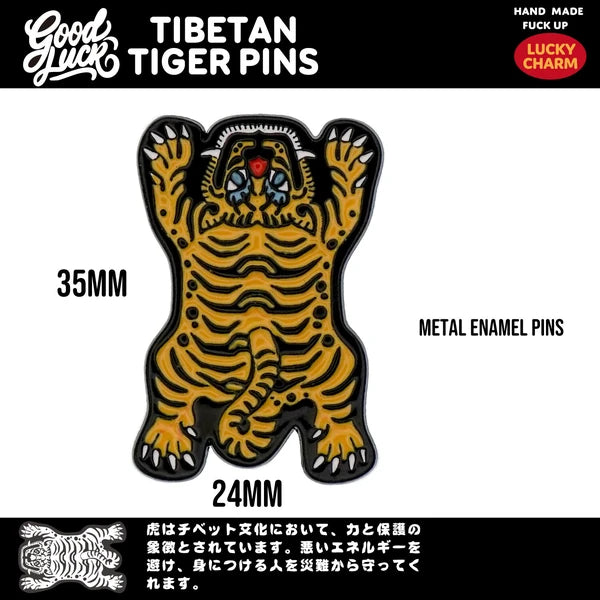 Tiger lucky pin