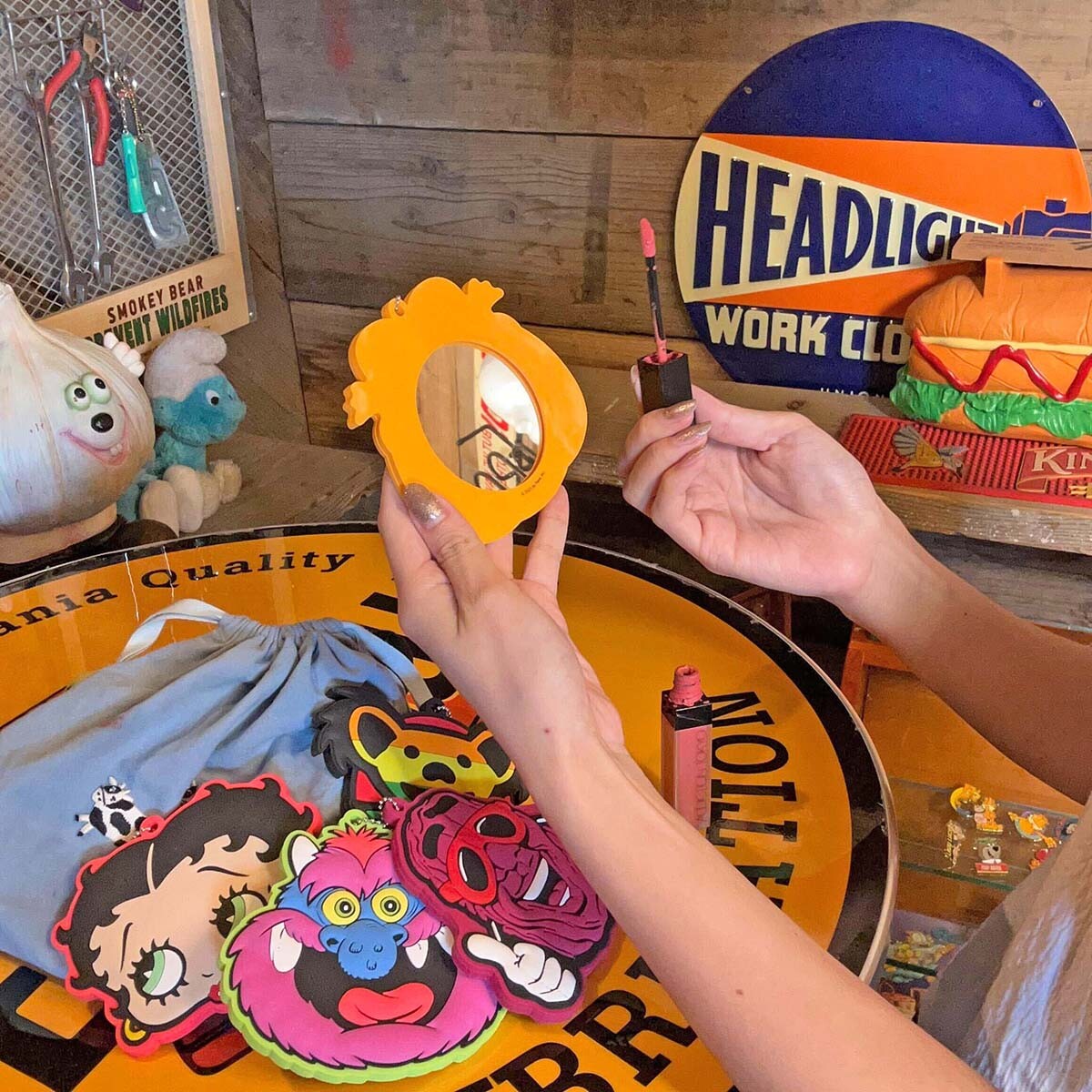 Grateful Dead Mirror keychain