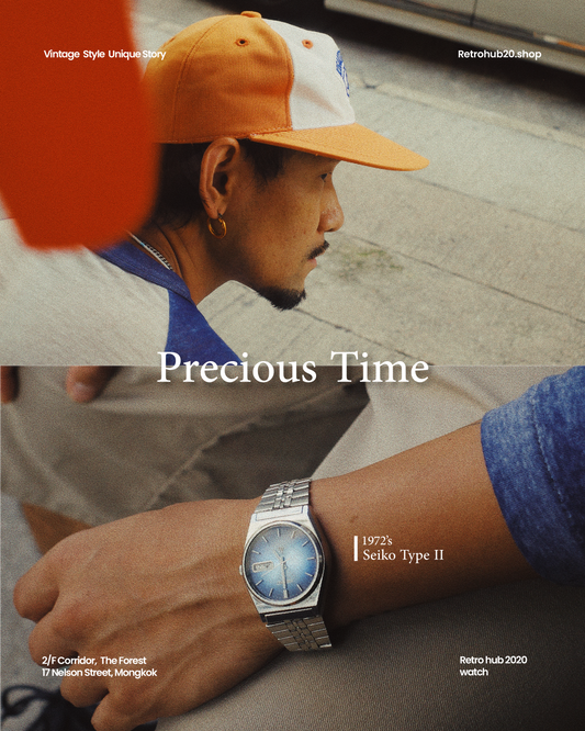 1978 Seiko icy blue type ii quartz watch 4336-8060