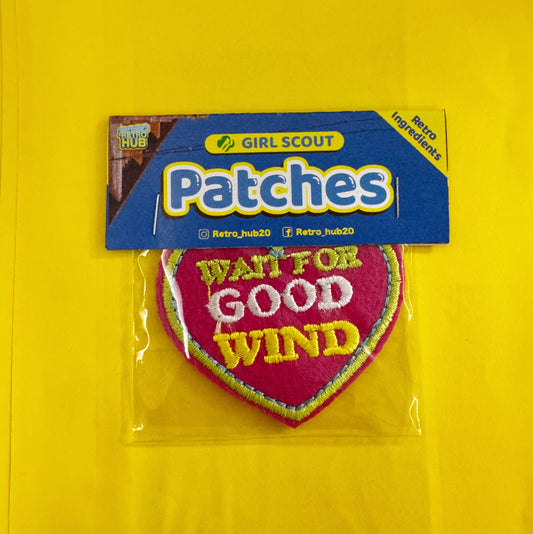 Girl Scout Patches - Wait for good wind