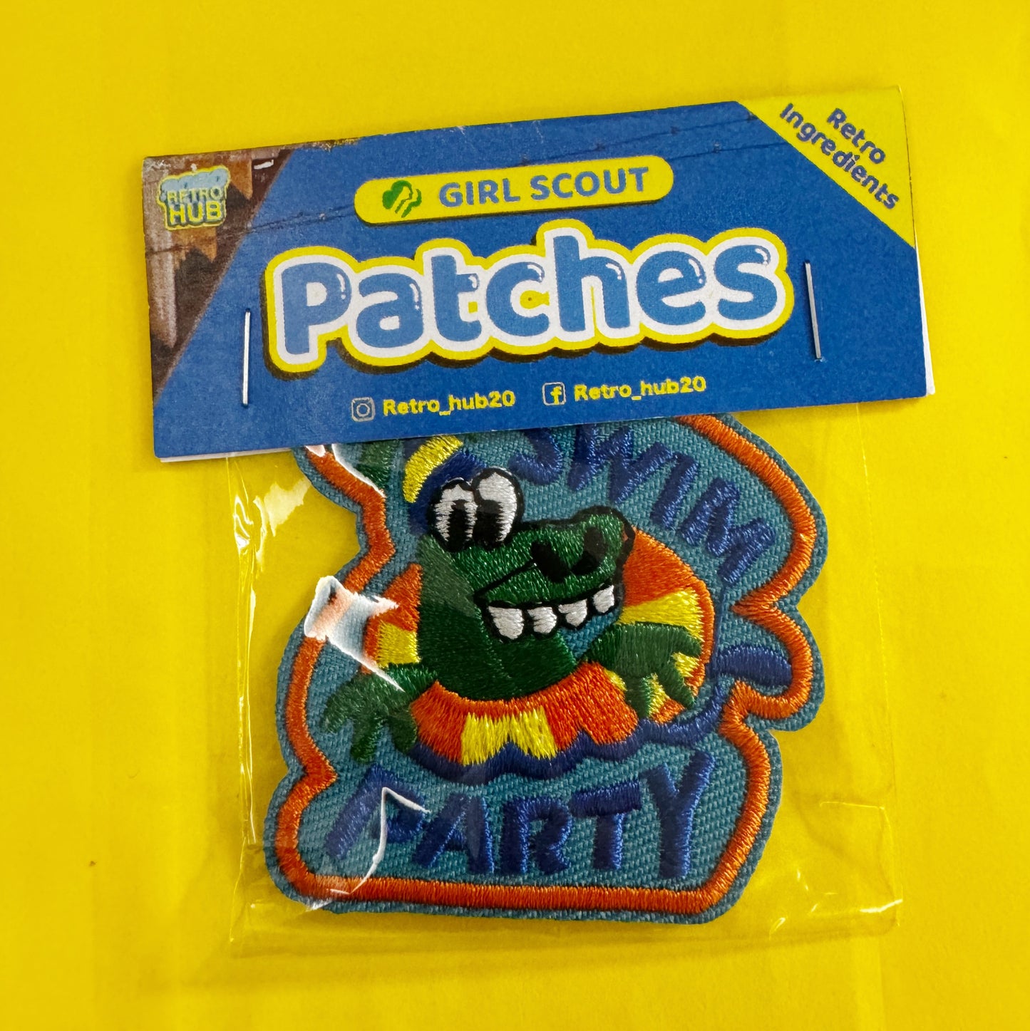 Girl Scout Patches - Swim party