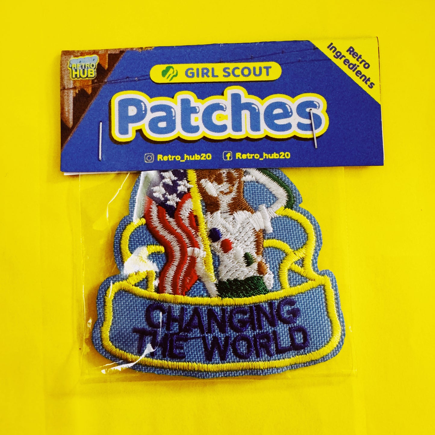 Girl Scout Patches -Changing the world