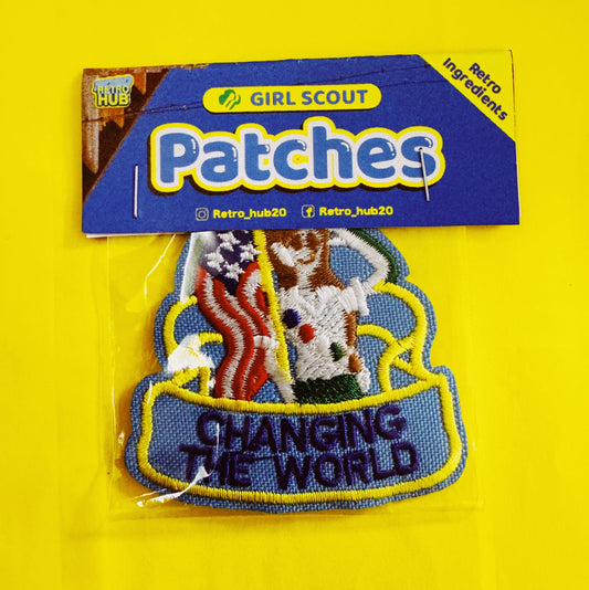 Girl Scout Patches -Changing the world