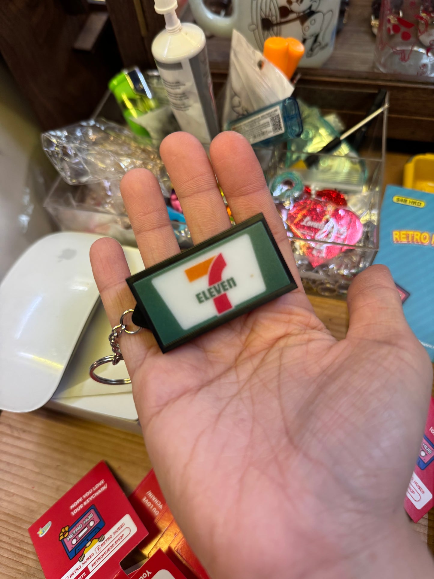 小燈箱鎖匙扣