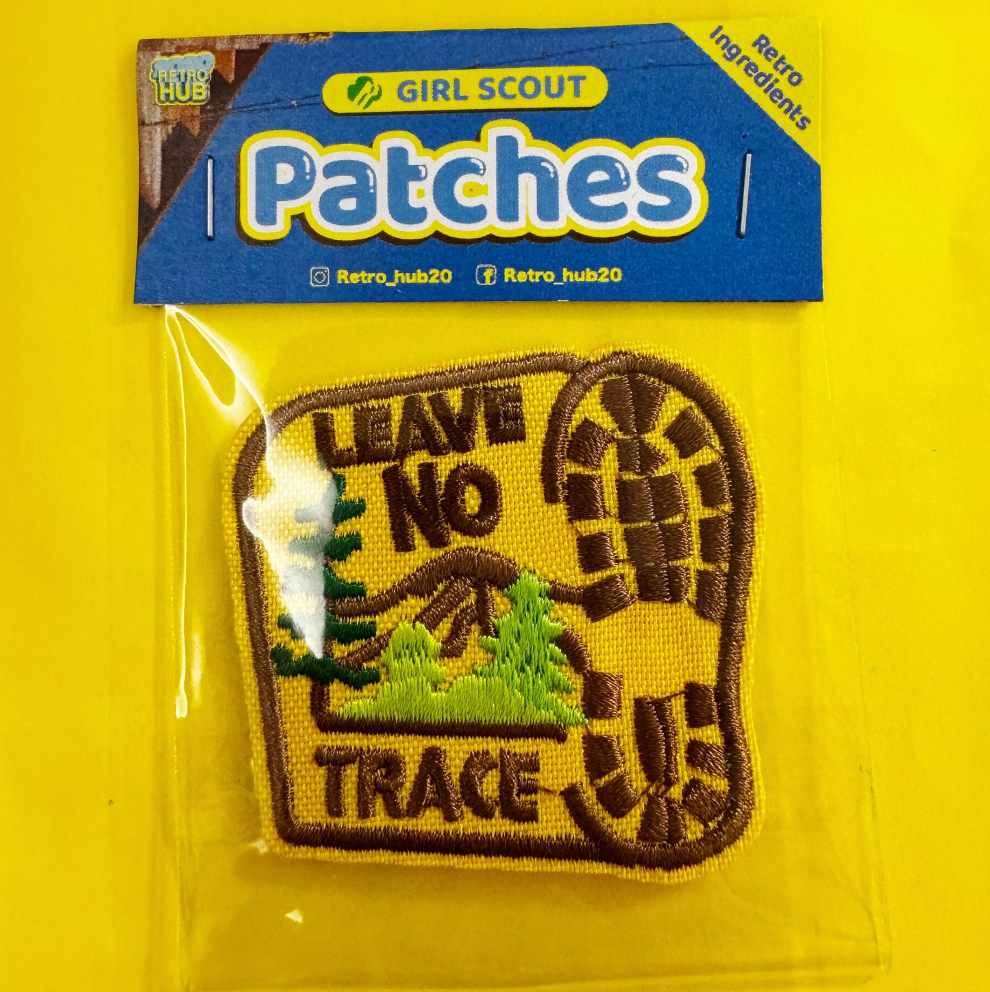 Girl Scout Patches - Leave no trace