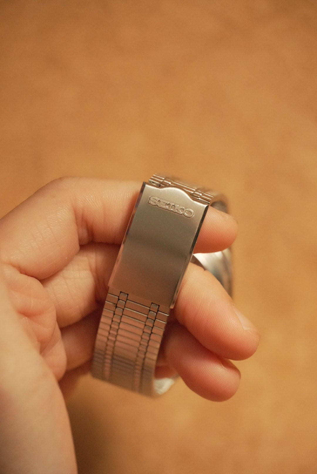 1976 Seiko Type ii green to white gradient liner quartz watch 4623-8030