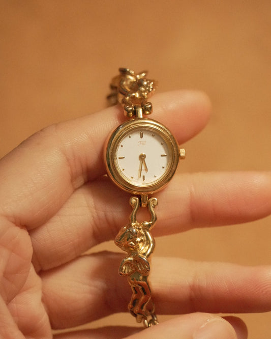 1984 Citizen angel bracelet white dial quartz watch