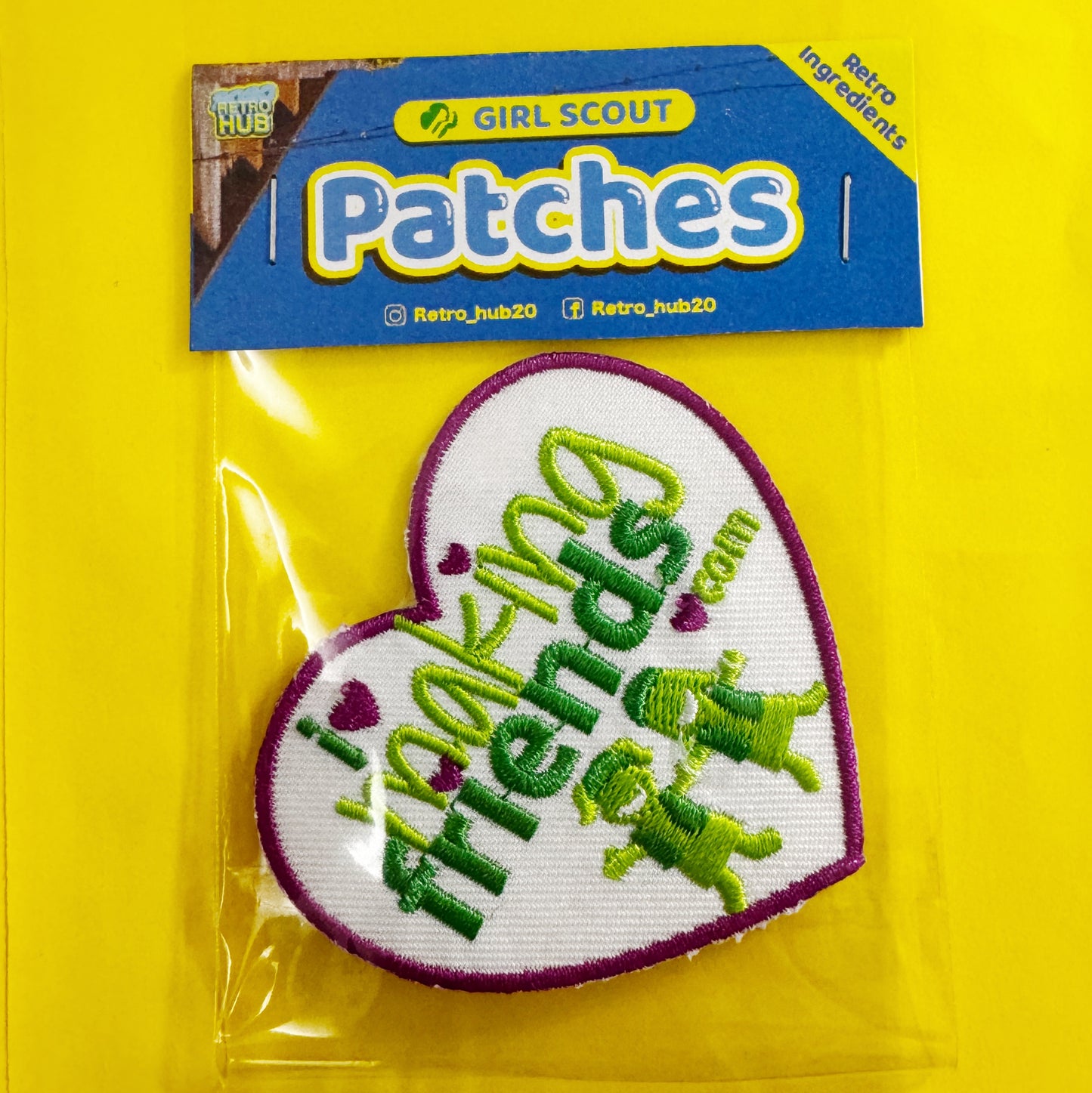 Girl Scout Patches - Making friends