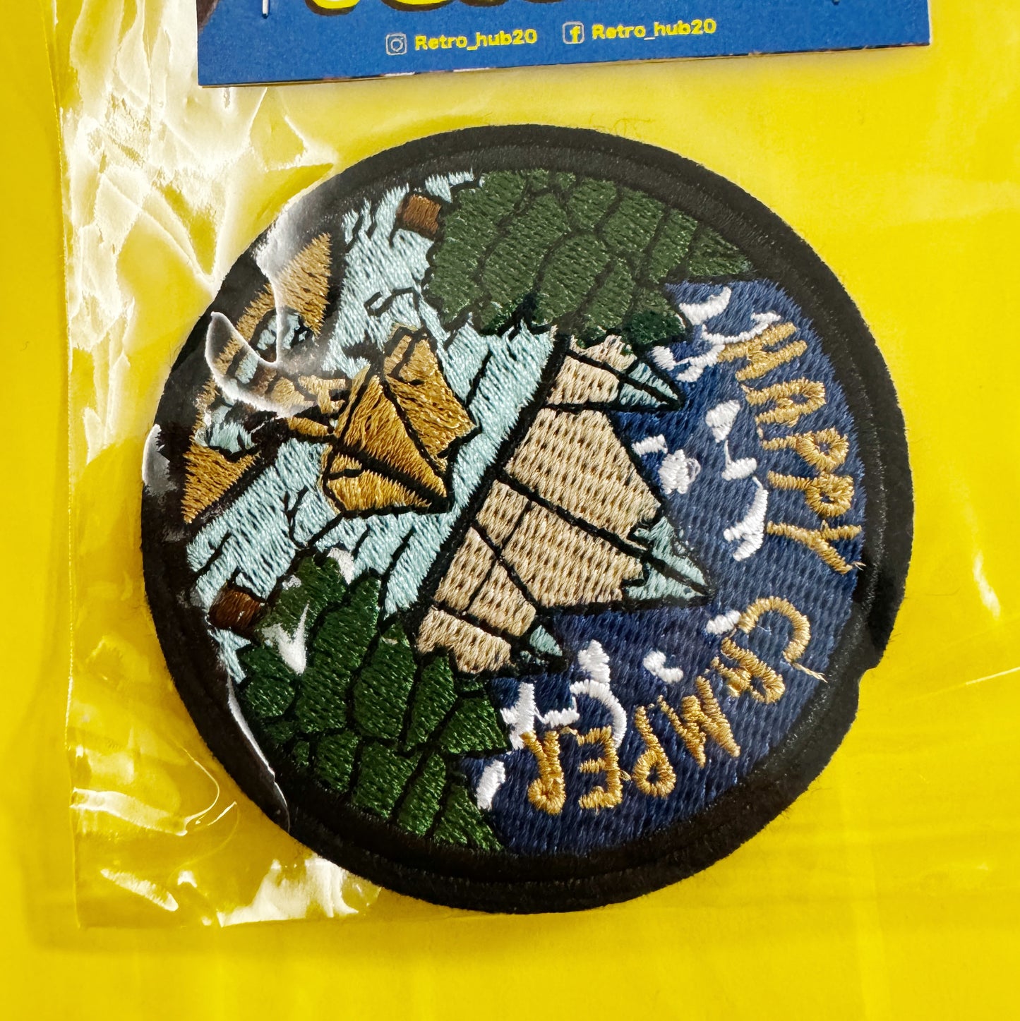 Girl Scout Patches - Happing camping