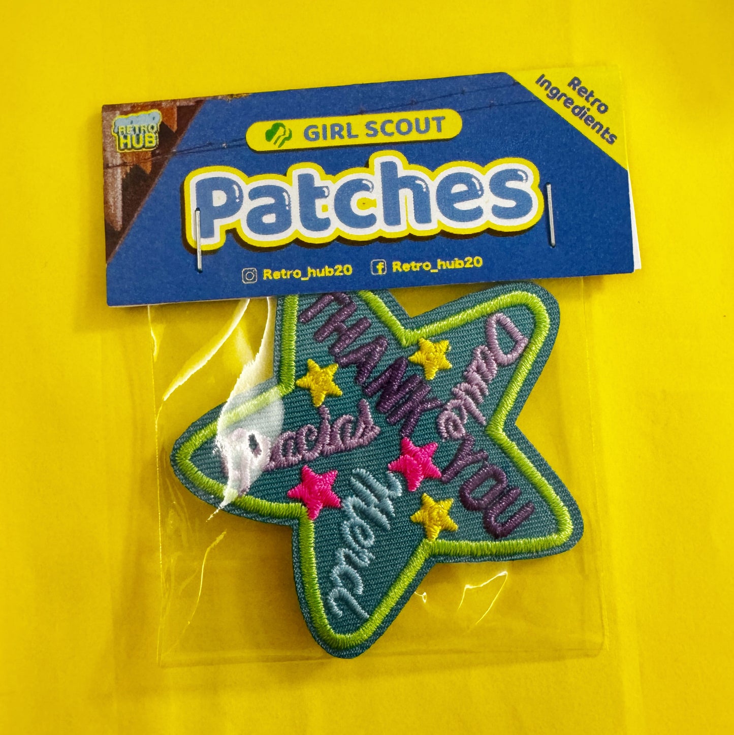 Girl Scout Patches - Thank you