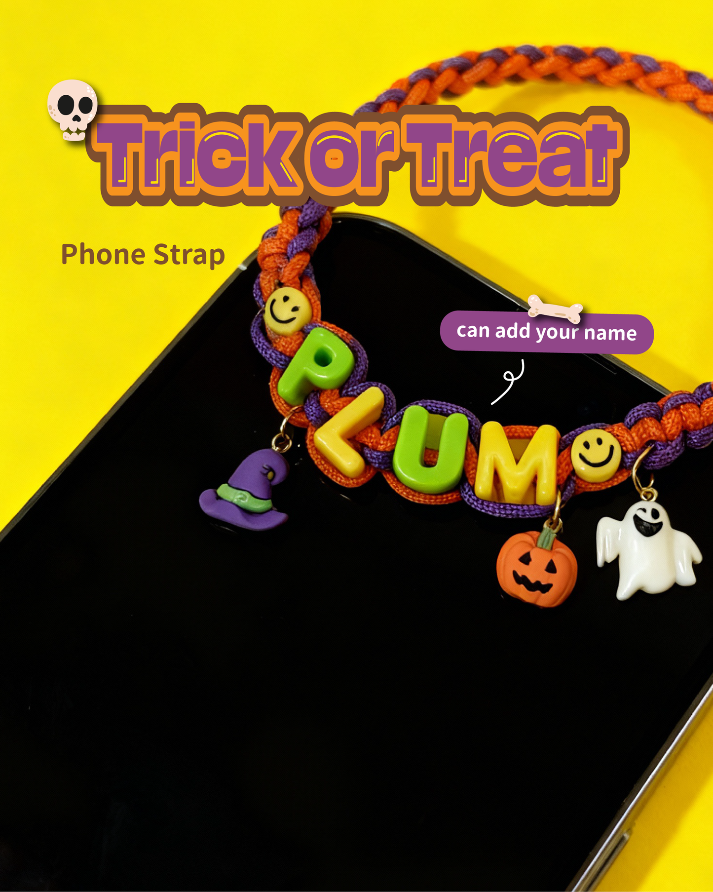 Customized Pet Necklace - Halloween