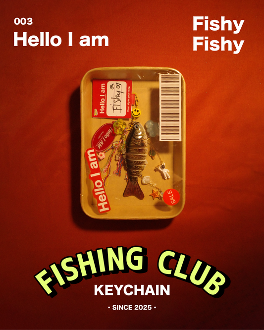 hello i am [Fishy] - keychain 003