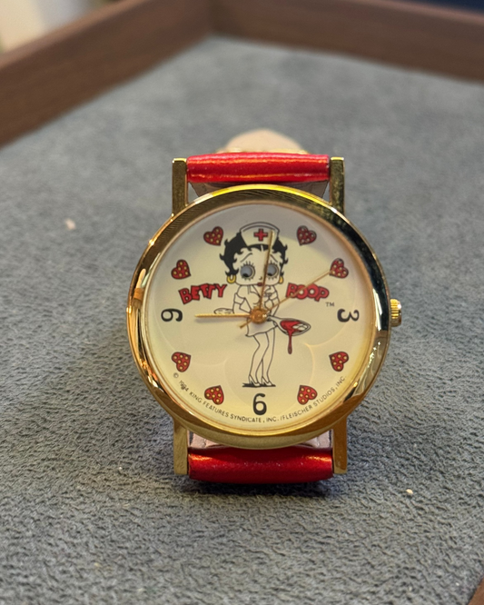 Betty Boop Nurse Rolling Eyes Watch Rare