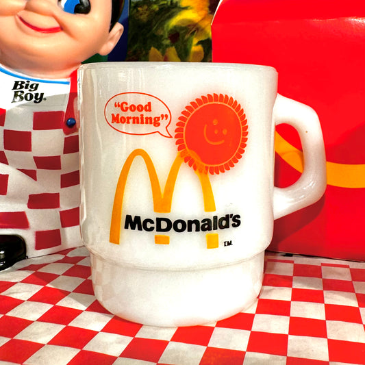 Fire King - 1960's McDonald's " Good Morning Mug