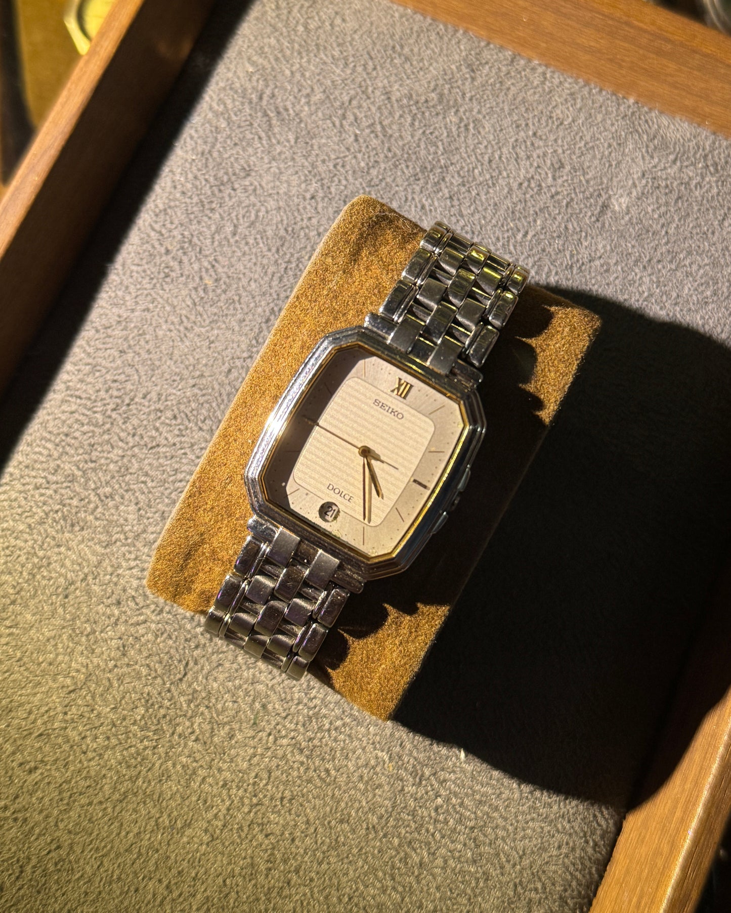 1983 Seiko Dolce silver quartz watch