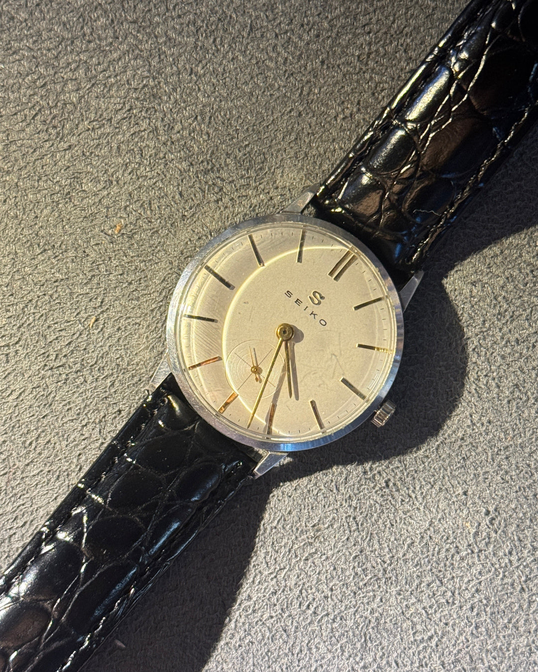 1950 Seiko S super manual winding  small second 14039 watch