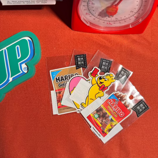 日本 Haribo 造型貼紙