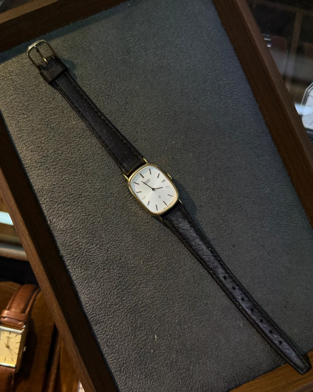 【ASGP】1988 Seiko Ellipse Tank 16-5280 quartz watch